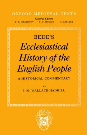 Wallace-Hadrill |  Bede's Ecclesiastical History of the English People | Buch |  Sack Fachmedien