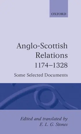 Stones |  Anglo-Scottish Relations 1174-1328 | Buch |  Sack Fachmedien