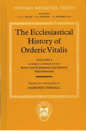 Orderic Vitalis / Ordericus / Chibnall |  The Ecclesiastical History of Orderic Vital | Buch |  Sack Fachmedien