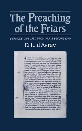 d'Avray |  The Preaching of the Friars | Buch |  Sack Fachmedien