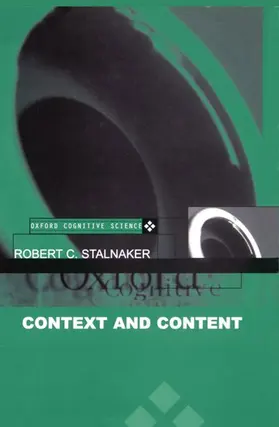 Stalnaker |  Context and Content | Buch |  Sack Fachmedien