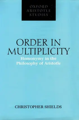 Shields |  Order in Multiplicity | Buch |  Sack Fachmedien