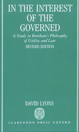 Lyons |  In the Interest of the Governed | Buch |  Sack Fachmedien