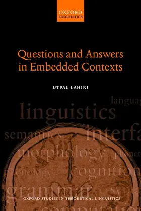 Lahiri |  Questions and Answers in Embedded Contexts | Buch |  Sack Fachmedien