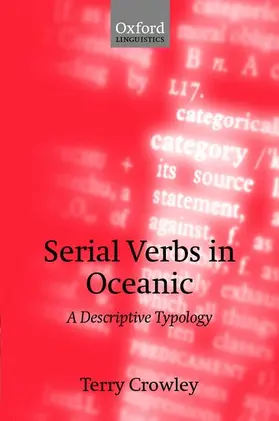 Crowley |  Serial Verbs in Oceanic | Buch |  Sack Fachmedien