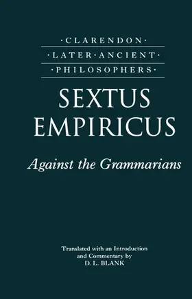 Sextus Empiricus |  Sextus Empiricus | Buch |  Sack Fachmedien
