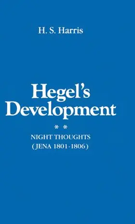 Harris |  HEGELS DEVELOPMENT C | Buch |  Sack Fachmedien