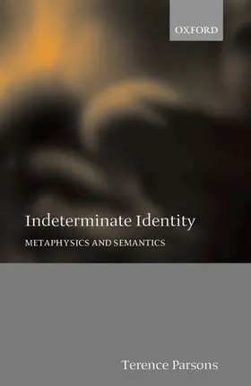 Parsons |  Indeterminate Identity | Buch |  Sack Fachmedien