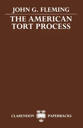 Fleming |  The American Tort Process | Buch |  Sack Fachmedien