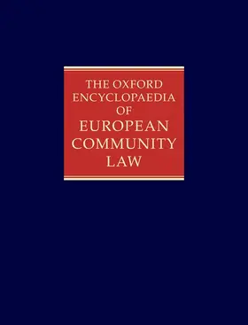 Toth |  The Oxford Encyclopaedia of European Community Law | Buch |  Sack Fachmedien