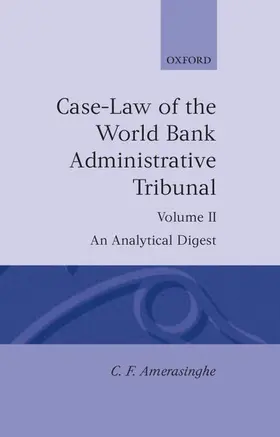 Amerasinghe |  Case-Law of the World Bank Administrative Tribunal | Buch |  Sack Fachmedien