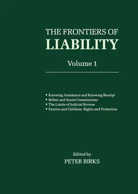 Birks |  Frontiers of Liability | Buch |  Sack Fachmedien