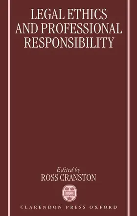 Cranston |  Legal Ethics and Professional Responsibility | Buch |  Sack Fachmedien
