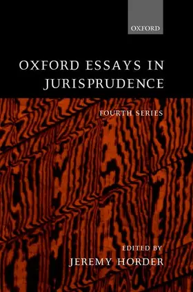 Horder |  Oxford Essays in Jurisprudence | Buch |  Sack Fachmedien