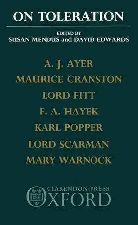 Mendus / Edwards |  On Toleration | Buch |  Sack Fachmedien