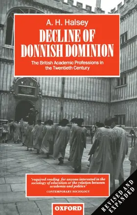  Decline of Donnish Dominion | Buch |  Sack Fachmedien