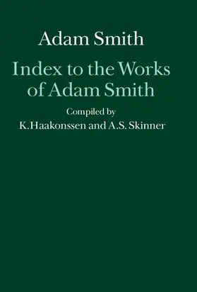  Index to the Works of Adam Smith | Buch |  Sack Fachmedien