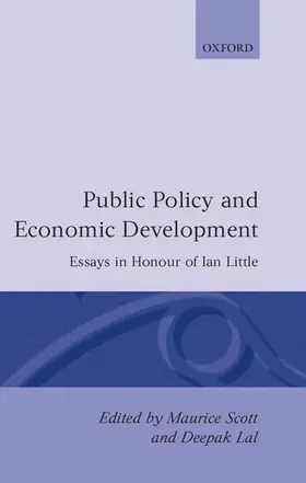 Scott / Lal |  Public Policy and Economic Development | Buch |  Sack Fachmedien