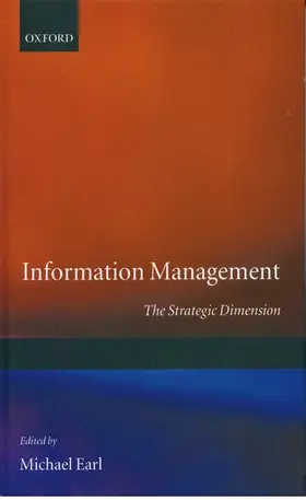 Earl |  Information Management ' the Strategic Dimension ' | Buch |  Sack Fachmedien