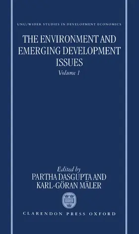 Dasgupta / Mäler |  The Environment and Emerging Development Issues: Volume 1 | Buch |  Sack Fachmedien
