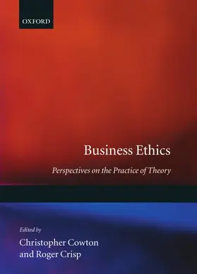 Cowton / Crisp |  Business Ethics | Buch |  Sack Fachmedien