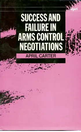 Carter |  Success and Failure in Arms Control Negotiations | Buch |  Sack Fachmedien