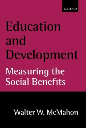 McMahon | Education and Development | Buch | 978-0-19-829231-9 | www2.sack.de
