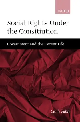 Fabre |  Social Rights Under the Constitution | Buch |  Sack Fachmedien