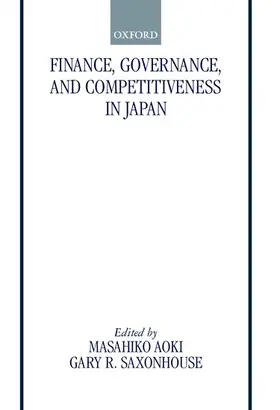Aoki / Saxonhouse |  Finance, Governance, and Competitiveness in Japan | Buch |  Sack Fachmedien