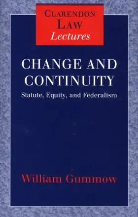 Gummow |  Change and Continuity | Buch |  Sack Fachmedien