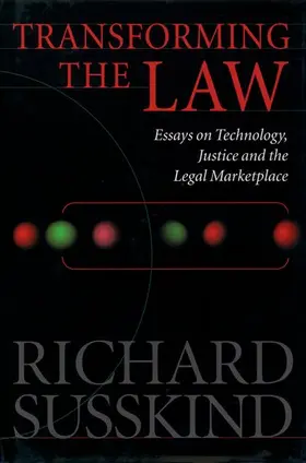 Susskind |  Transforming the Law | Buch |  Sack Fachmedien