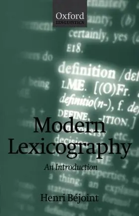 Bejoint / Béjoint |  Modern Lexicography | Buch |  Sack Fachmedien