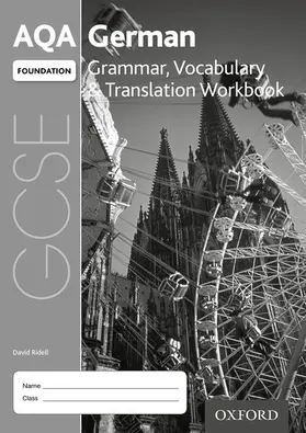 Riddell |  AQA GCSE German Foundation Grammar, Vocabulary & Translation Workbook for the 2016 specification (Pack of 8) | Buch |  Sack Fachmedien