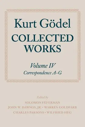 Godel / Gödel / Feferman |  Collected Works | Buch |  Sack Fachmedien