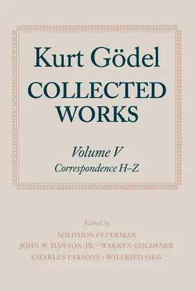 Godel / Gödel / Feferman |  Collected Works | Buch |  Sack Fachmedien