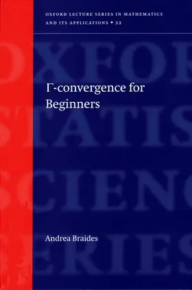 Braides |  Gamma-Convergence for Beginners | Buch |  Sack Fachmedien