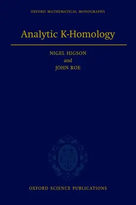 Higson / Roe |  Analytic K-Homology | Buch |  Sack Fachmedien