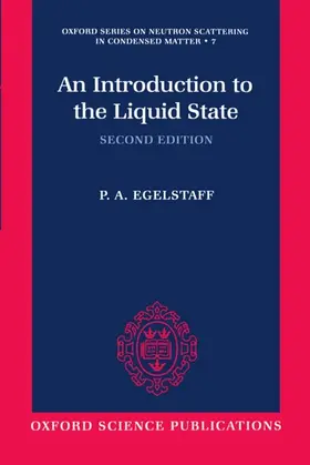 Egelstaff |  An Introduction to the Liquid State | Buch |  Sack Fachmedien