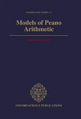 Kaye |  MODELS PEANO ARITH OLG 15 C | Buch |  Sack Fachmedien