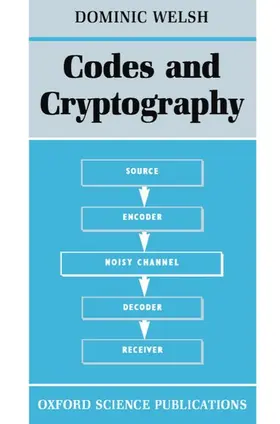 Welsh |  Codes and Cryptography | Buch |  Sack Fachmedien