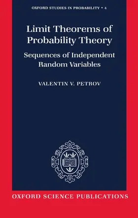 Petrov |  Limit Theorems of Probability Theory | Buch |  Sack Fachmedien
