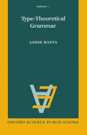 Ranta |  Type-Theoretical Grammar | Buch |  Sack Fachmedien