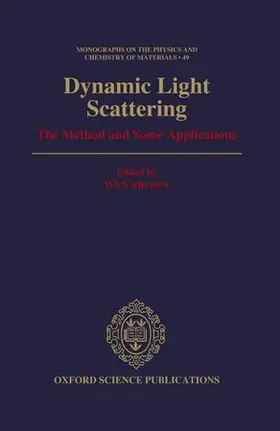 Brown |  DYNAMIC LIGHT SCATTERING MPCM 49 C | Buch |  Sack Fachmedien