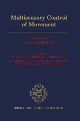 Berthoz |  Multisensory Control of Movement | Buch |  Sack Fachmedien