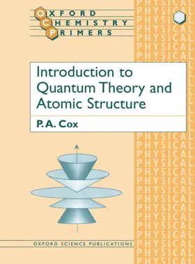 Cox |  Introduction to Quantum Theory and Atomic Structure | Buch |  Sack Fachmedien
