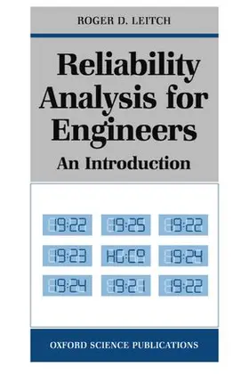 Leitch |  Reliability Analysis for Engineers | Buch |  Sack Fachmedien