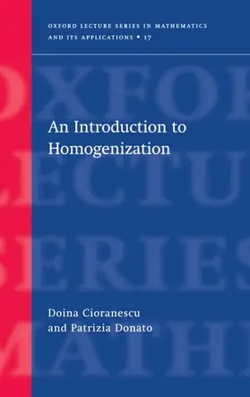 Cioranescu / Donato |  An Introduction to Homogenization | Buch |  Sack Fachmedien