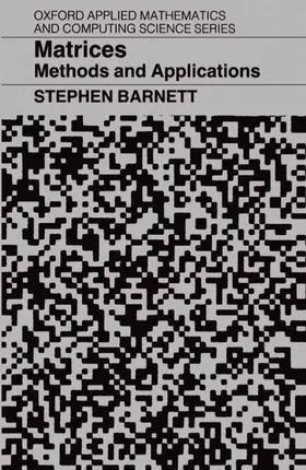 Barnett |  Matrices ' Methods and Applications' | Buch |  Sack Fachmedien