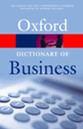 Pallister |  A Dictionary of Business | Buch |  Sack Fachmedien