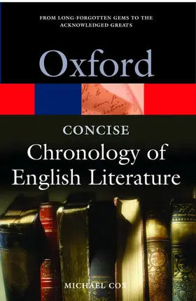 Cox |  The Concise Oxford Chronology of English Literature | Buch |  Sack Fachmedien